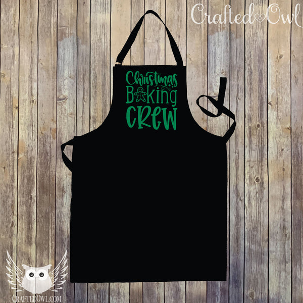 Christmas Baking Crew Gingerbread Man Apron