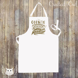 Cookie Baking Crew with Gingerbread Man Apron