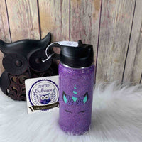 18 oz. Holographic Purple Unicorn VGK Hockey Hydro Water Tumbler