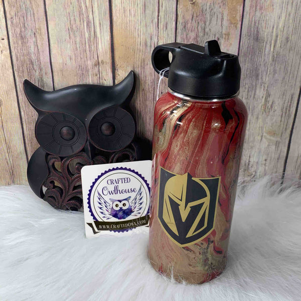 32 oz. Red Gold Dip Hydro VGK Water Tumbler