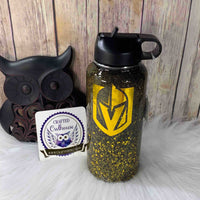 32 oz. Black Gold Glitter Hydro VGK Water Tumbler