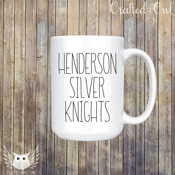 Henderson Silver Knights 15 oz. Ceramic Mug