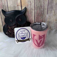 12 oz. Cup Iridescent Pink Glitter VGK Hockey Tumbler