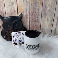 14 oz. Mug White Glitter VGK Hockey Tumbler