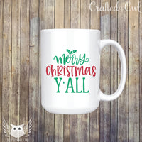 Merry Christmas Y'All Ceramic Mug