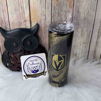 20 oz. Black Gold Hydro Dip VGK Skinny Tumbler