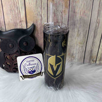 20 oz. Black Gold Hydro Dip VGK Skinny Tumbler