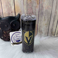 20 oz. Black Gold Hydro Dip VGK Skinny Tumbler